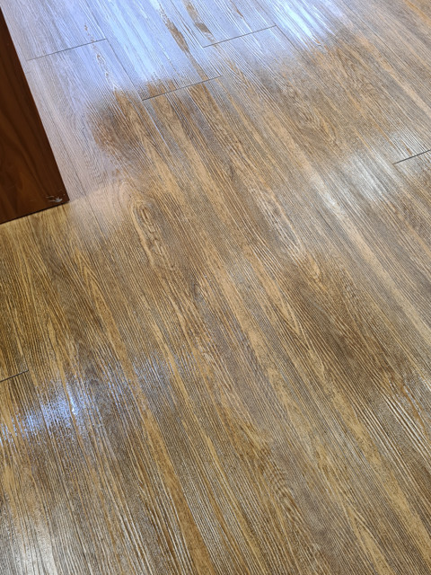 Wood Floor Cleaning Before